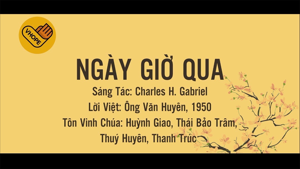 Thánh Ca 509: Ngày Giờ Qua