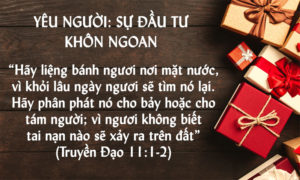 Yêu Người Sự: Đầu Tư Khôn Ngoan