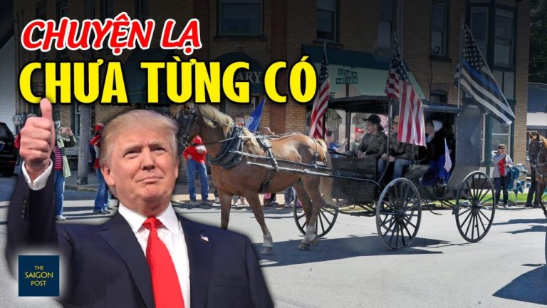 CHUYỆN LẠ: Người Amish “phi chính trị, không màng thế sự” đánh xe ngựa diễu hành ủng hộ TT.Trump