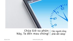 Các ngươi cũng phải sẵn sàng!