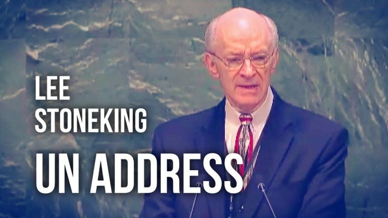 Jesus Has Raised Me Up From Dead – Lee Stoneking Addresses UN General Assembly