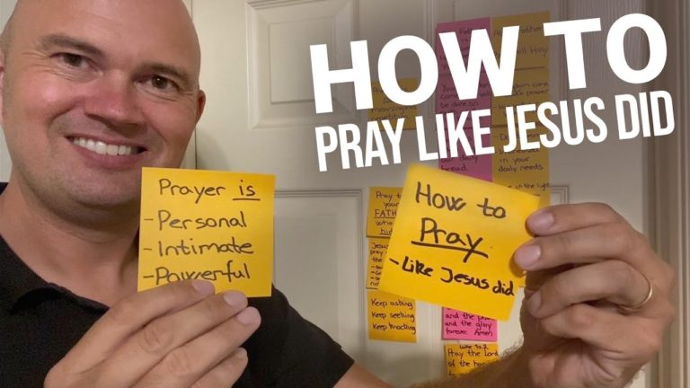 HOW TO PRAY – LIKE JESUS DID!- Satan has deceived us, especially when it comes to the LORD’s Prayer