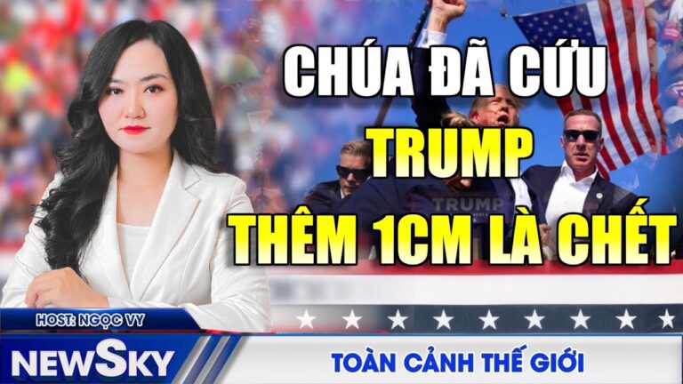 Chúa Đã Cứu Ông Trump – Viên Đạn Chỉ Cách 1cm Trước Khi Điều Tồi Tệ Xảy Ra